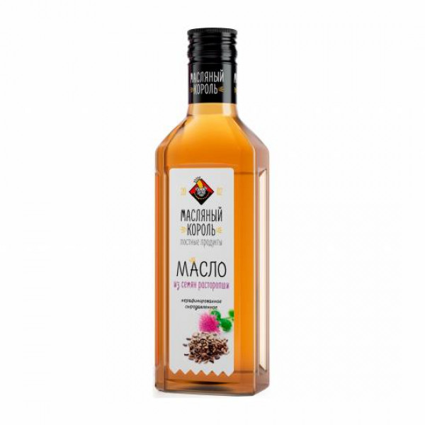 Масло из семян расторопши нерафинированное 0,25л