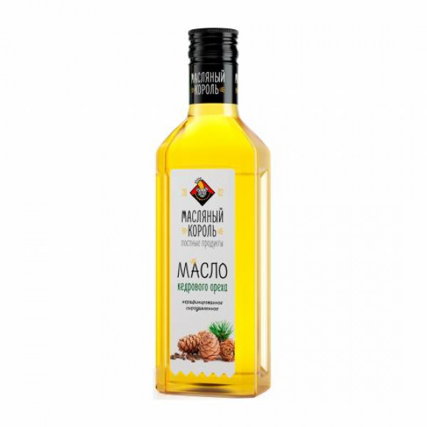 Масло кедровое нерафинированное 0,25 л