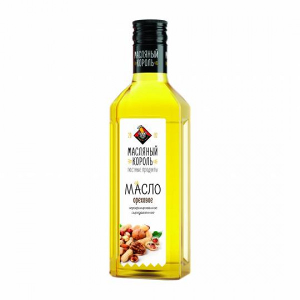 Масло ореховое смесь нерафинированное 0,25 л